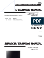 Training LCD Sony AZ3FK PDF