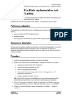 BSBWHS605 - Assessment Tasks