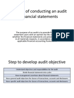 Objective of Conducting An Audit of Financial Statements AUDIT