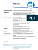 Neodisher Medizym: Main Fields of Application: Characteristics