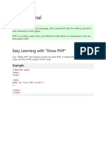 PHP 5 Tutorial: Easy Learning With "Show PHP"