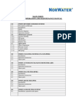 Main Index Installation, Operation and Maintenance Manual: 1.0 Index Reverse Osmosis System