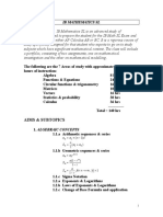 Ib Mathematics Sloutline