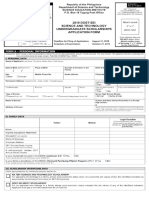 2019 DOST Scholarship Examination PDF