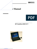 Service Manual: HP Omnibook 800Cs/Ct