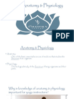 Yoga Anatomy Physiology by Chopra