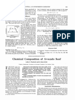 Chemical Composition Avocado Seed': Industrial and Engineeringchemistry