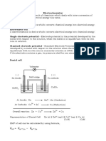 Electrolysis