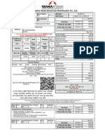 Maharashtra State Electricity Distribution Co. LTD.: For Any Queries On This Bill Please Contact MSEDCL Call