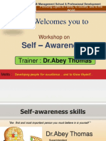 Welcomes You To: Self - Awareness