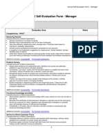 Annual Self Evaluation Manager PDF