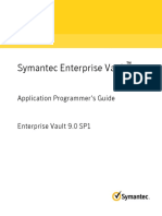 Symantec Enterprise Vault: Application Programmer's Guide