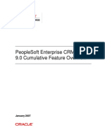 Peoplesoft Enterprise CRM 8.4 To 9.0 Cumulative Feature Overview