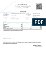 Bike Transfers Receipts