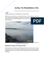 Rehabilitation of Manila Bay