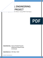 Electrical Engineering: Semester Project: Controlling Speed of DC Motor Using PWM Technique