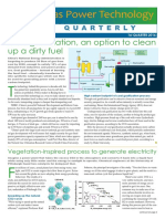 Gas Power Technology: Coal Gasification, An Option To Clean Up A Dirty Fuel