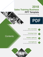 Sales Training Business: PPT Template