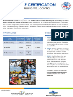 Drilling Well Control Syllabus Level 3 and 4