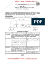 CBSE Class 12 Geography Geographical Perspective On Selected Issues and Problems