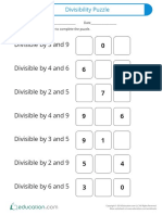 Divisibility Puzzle Ws