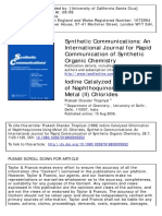 Synthetic Communications: An International Journal For Rapid Communication of Synthetic Organic Chemistry