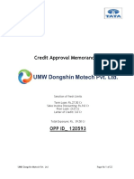 Project Report - UMW Dongshin Motech