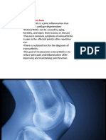 Osteoarthritis