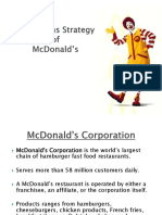 OPERATIONS Strategy of McDonalds