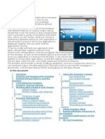 Android Emulator: in This Document