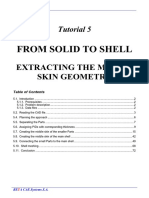 From Solid To Shell: Extracting The Middle Skin Geometry