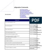 Cisco Router Configuration Commands