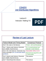 CS4231 Parallel and Distributed Algorithms: Instructor: Haifeng YU