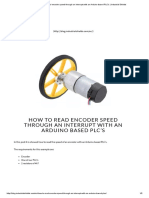 How To Read Encoder Speed Through An Interrupt With An Arduino Based PLC's - Industrial Shields