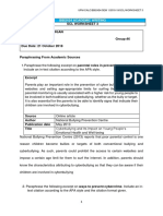 Bbi2424 SCL Worksheet 3 (Week 5-6) - Paraphrasing