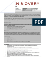 IT - Strategy & Architecture: Job Title: Reporting To: Department/group: Job Code: Location: Salary