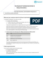 MUFundamentals4.1 Setup