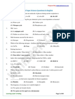 2018 TNPSC Science Questions in English