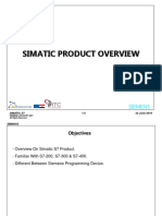 Simatic Product Overview: Siemens