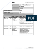 Autosar TR Bswmodulelist