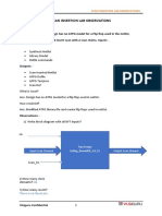 Scan Insertion Lab Observations