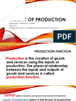 Theory of Production Slides