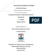 TIME TABLE MANAGEMENT SYSTEM A Mini Proj PDF