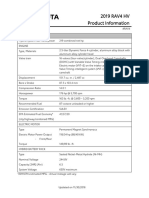 2019 Toyota RAV4 Hybrid Product Information FINAL 11-30-2018