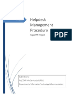 Helpdesk Management Procedure