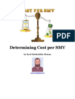 Determining Cost Per SMV