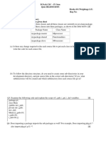 B.Tech CSC - IV Sem Quiz III (26/03/2019) Time: 50 Min. Marks:10 (Weightage:2.5) Name: Reg No