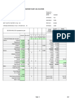 Demineralisation Plant Calculation