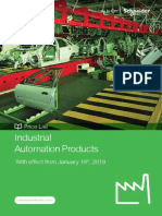 IA - Industrial Automation Product - Price - List - Jan 2019 PDF