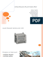 Automatic Bottle Packaging Plant by Using PLC